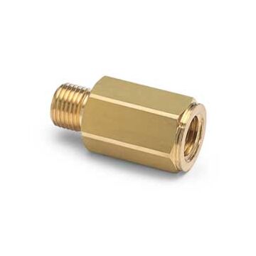 Ralston Instruments QTHA-2FB0-RT 1/4" FemaleBSPT (ISO 7/1) x Male QT no Check valve, Brass Adapter