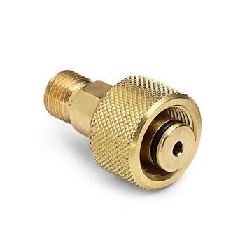 Ralston Instruments QTHA-4TB0 1/2" Tube Fitting x Male Quick Test, No Check Valve Adapter