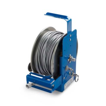 Ralston Instruments QTHR-QS-100ft Quick-test Hose Reel, 100 ft hose, stainless steel ends