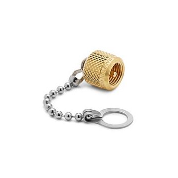 Order the Ralston Instruments QTFT-CAPB Cap and chain, brass (for any male Quick-test adapter)