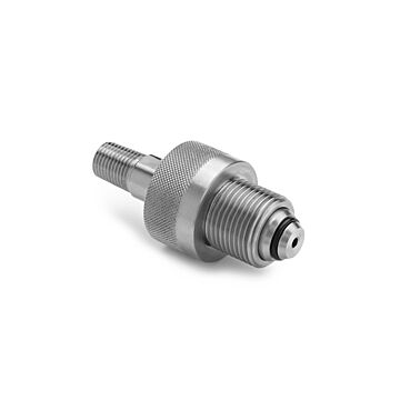 Ralston Instruments QTHA-2MS0-C580-QD CGA580 Quick-connect x 1/4" Male NPT Adapter, Stainless Steel