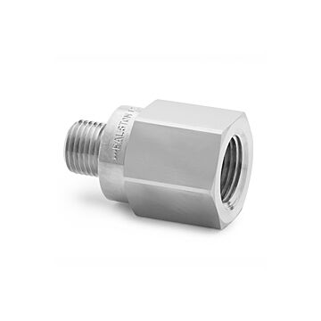 Ralston Instruments QTHA-3FS1 3/8" Female NPT x Male Quick-test with Check-valve, Stainless Steel Adapter