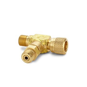 Ralston Instruments QTHA-HCHB Male QT Run x Female QT Run x Male QT Tee, Brass