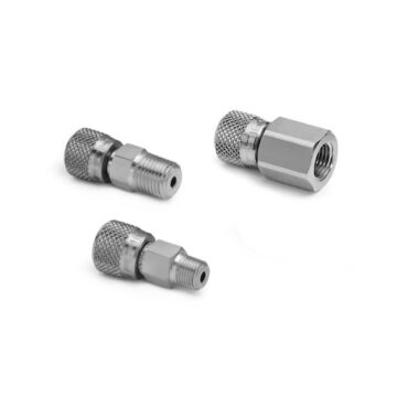 Ralston Instruments XTHA-KIT3 Kit: 1/8" MNPT, 1/4" MNPT, 1/4" FNPT SS Quick-test XT adapters