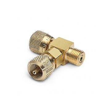 Ralston Instruments QTHA-HCCB Hose Tee, Brass