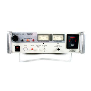Rod-L M100BVS5 USED FOR SALE AC Hipot Tester,5.0-25 Ground Continuity Monitoring,5KV
