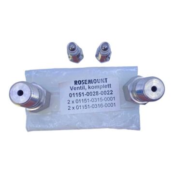 Rosemount 01151-0028-0022 Kit Stem and Seat Assembly