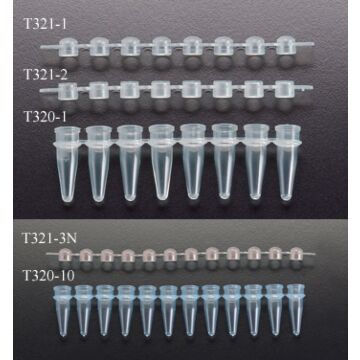 Simport 0.2mL Strips of 12 Tubes, Natural, pack/125 strips, without cap