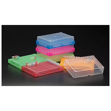 Simport PC Rack with Clear Lid, Assorted Colors, case/20