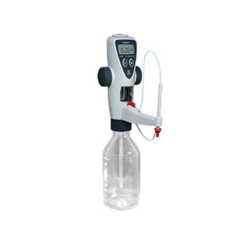 BRANDTECH Titrette Adjustable Volume, Manual, Bottle Top Burette, 2.5 - 25 mL, with RS232