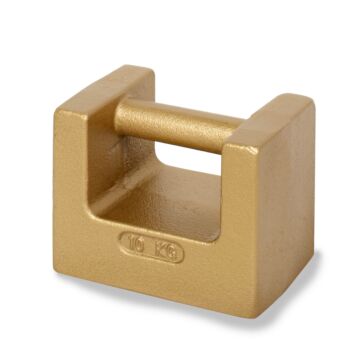 Troemner 9282 10kg Cast Iron Weight, Class F No Certificate, Grip Handle