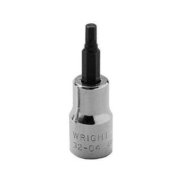 Wright Tool Company 32-06MM 6mm 3/8"Dr.Metric Hex Type Socket w/Bit