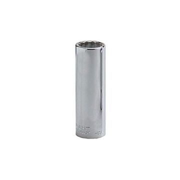 Wright Tool Company 46-22MM 22mm1/2"Dr.12 Pt.Deep Metric Socket
