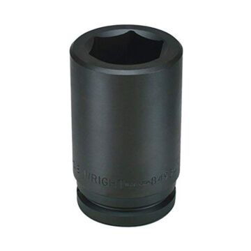 Wright Tool Company 849-70MM 70mm,1-1/2"Dr.6 Pt.Deep Metric Impact Socket