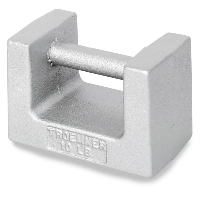 Troemner 9074T 10 lb Class F Test Weight, Grip Handle, Traceable Certificate