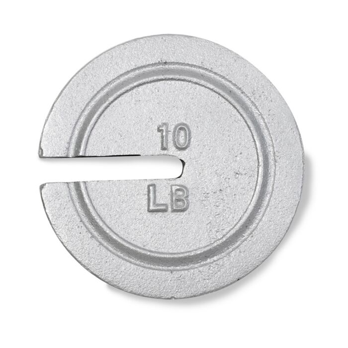 Troemner 9494W 10lb Class F Cast Iron Slotted Weightwith NVLAP Certificate