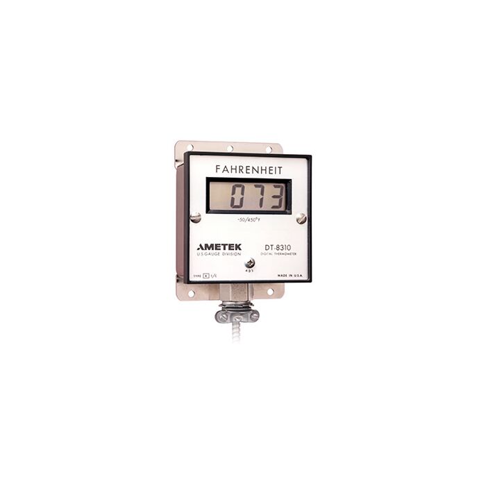 Ametek - US Gauge 149051 3.5"Digital Thermometer,Type J, -50to450F,Field Mnt.,Batt.Power