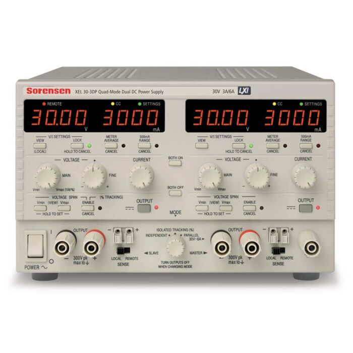 AMETEK Programmable Power Sorensen XEL Series - 75 to 180 W Compact Linear Benchtop DC Power Supplies