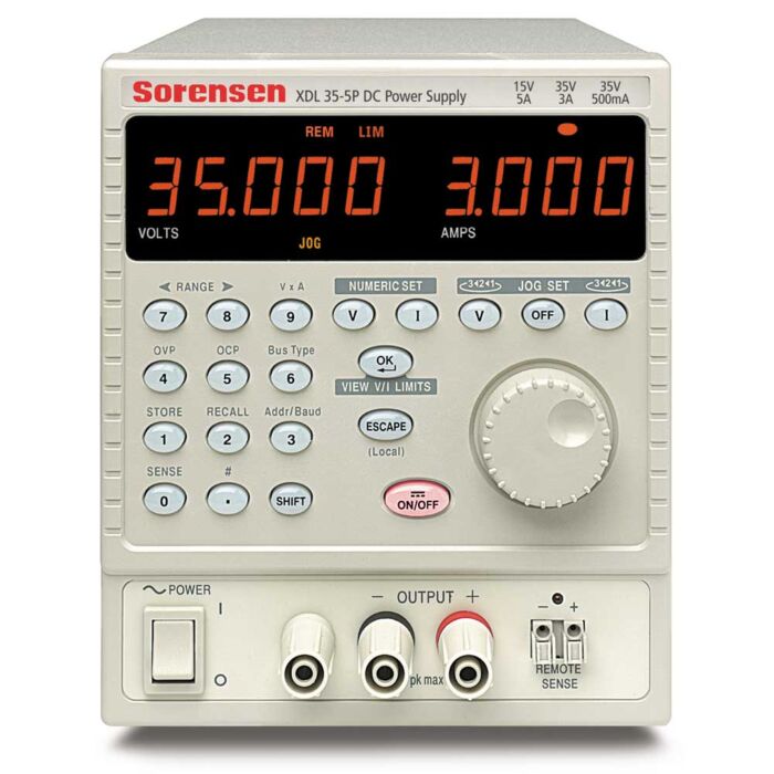 AMETEK Programmable Power Sorensen XDL Series - 105 to 242 W Digitally Controlled Precision Linear Bench Top Power Supplies