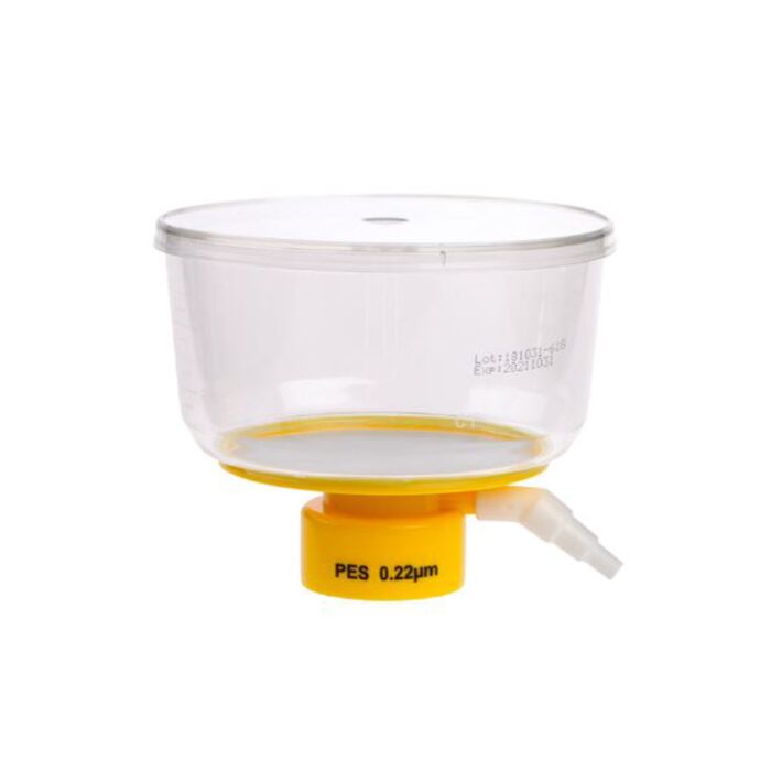 CellTreat 229717 500mL Bottle Top Filter, PES filter material, 0.22um, 90mm