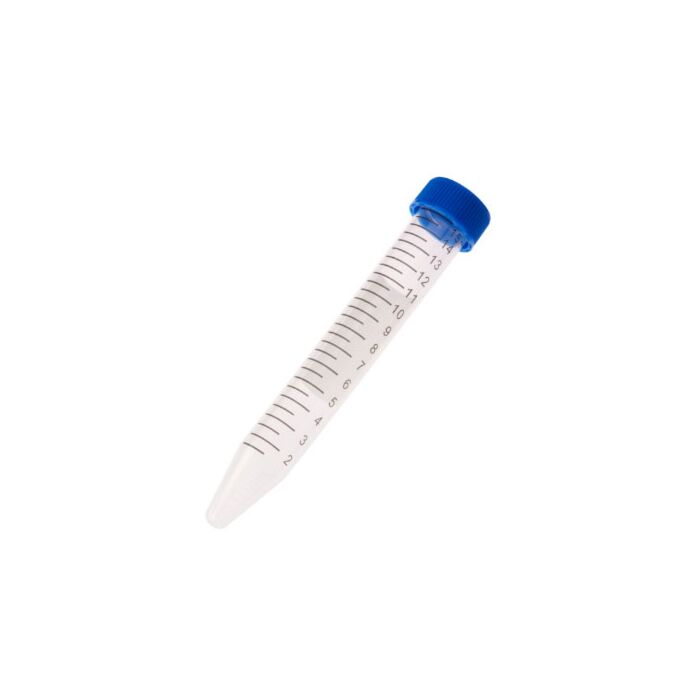 Celltreat 230411B 15mL Centrifuge Tube, Blue Cap - Bag, Sterile