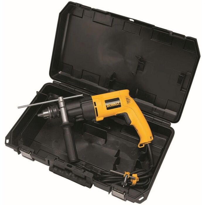 DeWalt DW505K 1/2"VSR Dual Range Hammerdrill Kit, 7.2 amp