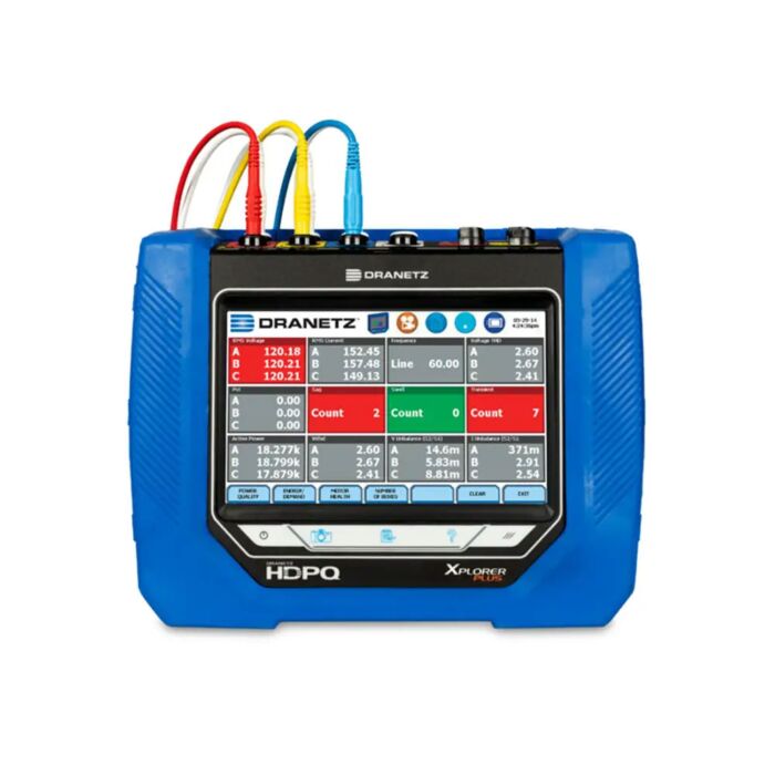 Dranetz HDPQ-P-X4APKG HDPQ Xplorer 400 Plus Power Quality Analyzer Package, No Probes/Transformers