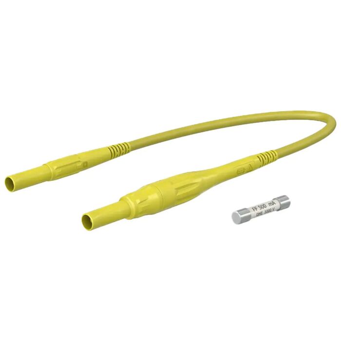 Dranetz YELLOW-FUSED-LEAD 6ft yellow fused 4mm lead with fuse