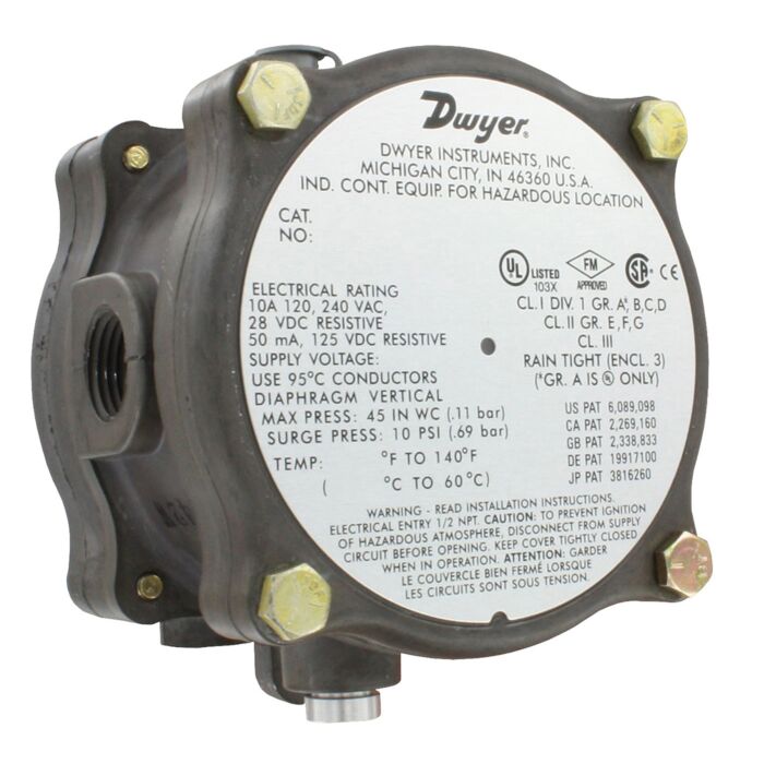 Dwyer Instruments 1950G-00-B-120-NA