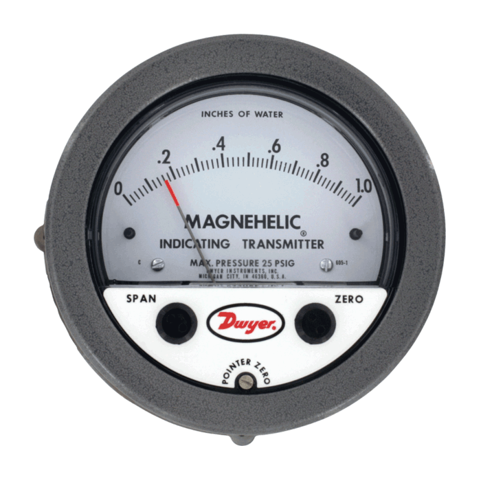 Dwyer 605-0 MAGNEHELIC INDICATING Transmitter