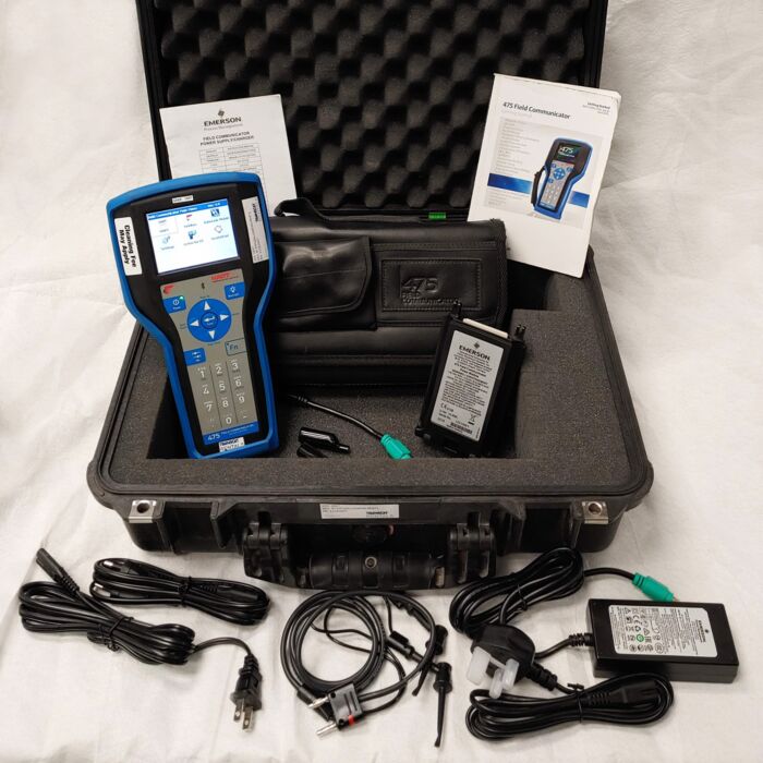 Used Emerson 475HP1EKLUGMTS HART Field Communicator without Fieldbus, Extra Power Module