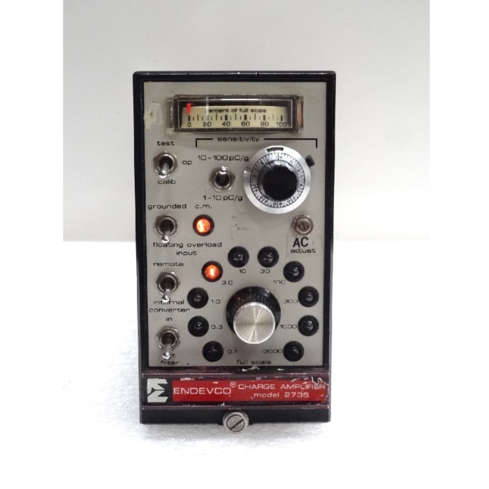 Endevco 2735 for Rent, Charger Amplifier, AC/DC Output: +10 Vdc