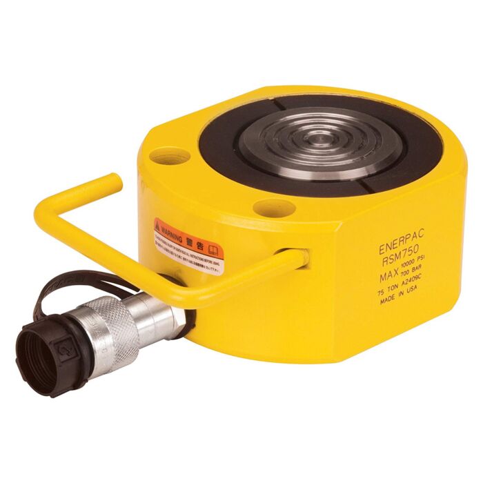 Enerpac RSM-750 75 Ton,Low Height Hydraulic Cylinder,16mm Stroke
