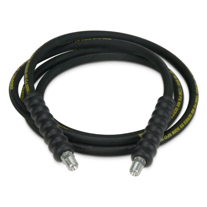 Enerpac H9210 Heavy-duty Rubber High Pressure Hydraulic Hose, 10 ft