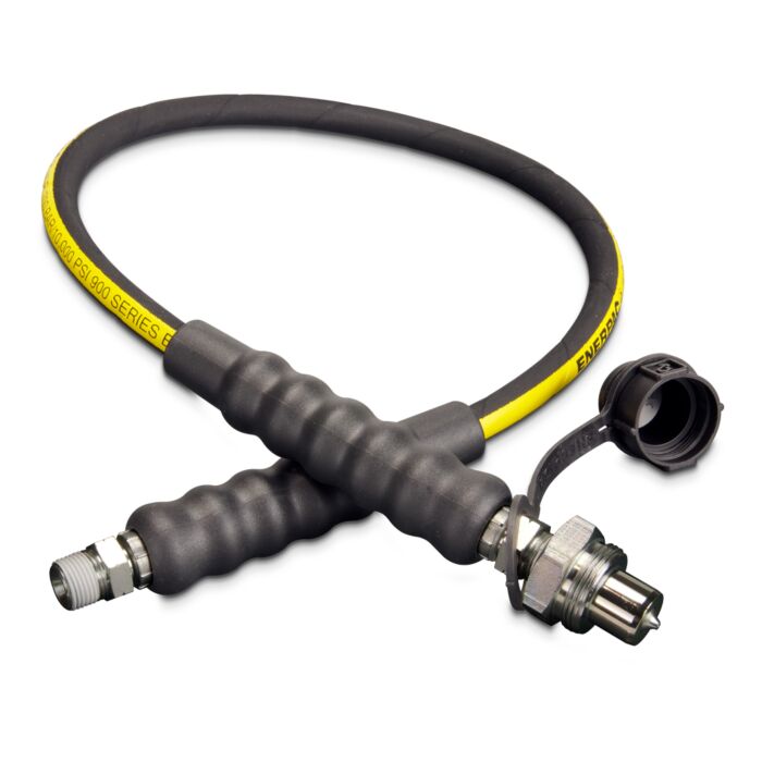 Enerpac HC9203 Heavy-duty Rubber High Pressure Hydraulic Hose, 3 ft