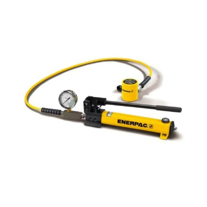Enerpac SCL302H Low Height Hydraulic Cylinder and Hand Pump Set, 30 Ton