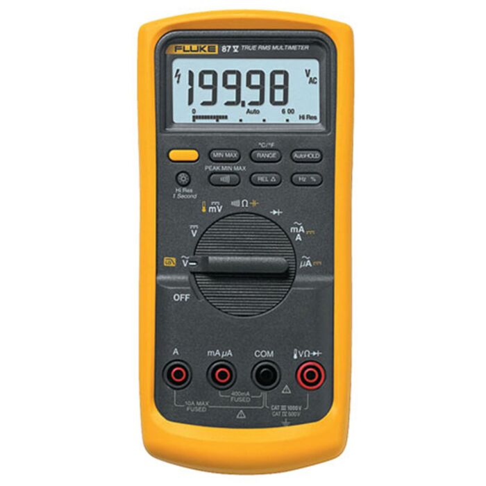 Fluke 87 V for Rent, True-RMS Industrial Multimeter with Built-in Thermometer