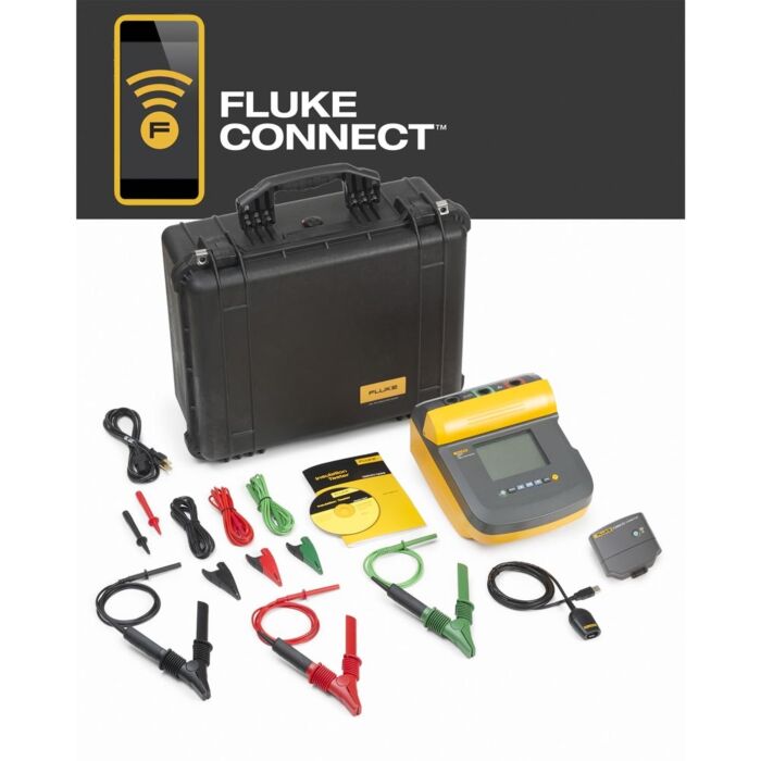 Fluke 1550C FC 5K Insulation Tester Kit with IR3000 wireless data connector