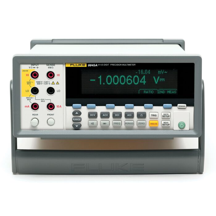 Fluke 8845A for Rent, Digital Multimeter 6.5 digit, precision, Graphical Dual display