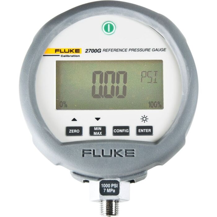 Fluke Calibration 2700G-BG100K/C Reference Pressure Gauge, -15 to 15 PSI with Accreditation Calibration