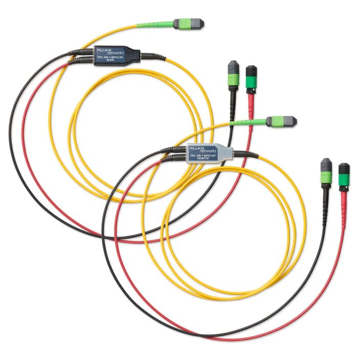 Fluke Networks CFM-TRC-S-MPO12P Test Reference Cord Kit for SM MPO 12 Unpinned Cables