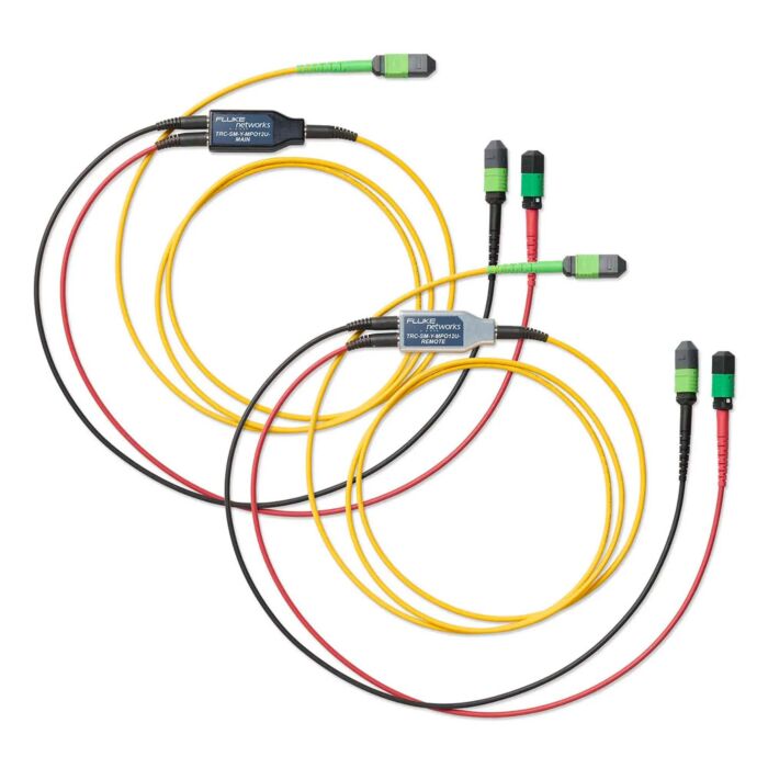 Fluke Networks CFM-TRC-S-MPO12U Test Reference Cord Kit for SM MPO 12 Pinned Cables