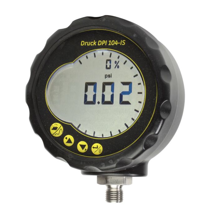 Druck DPI104 Intrinsically Safe Digital Test Gauge, 1000 PSIG
