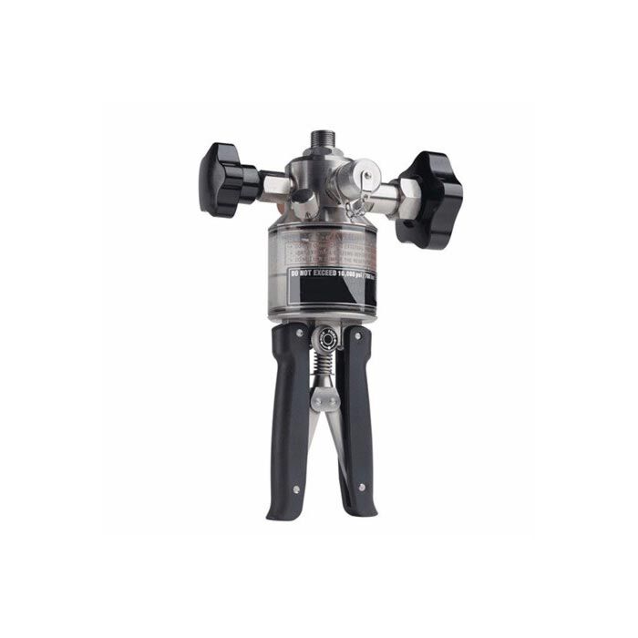 Druck PV212 Hydraulic Hand Pump, 15K PSI, Standard for water, alcohol/oil