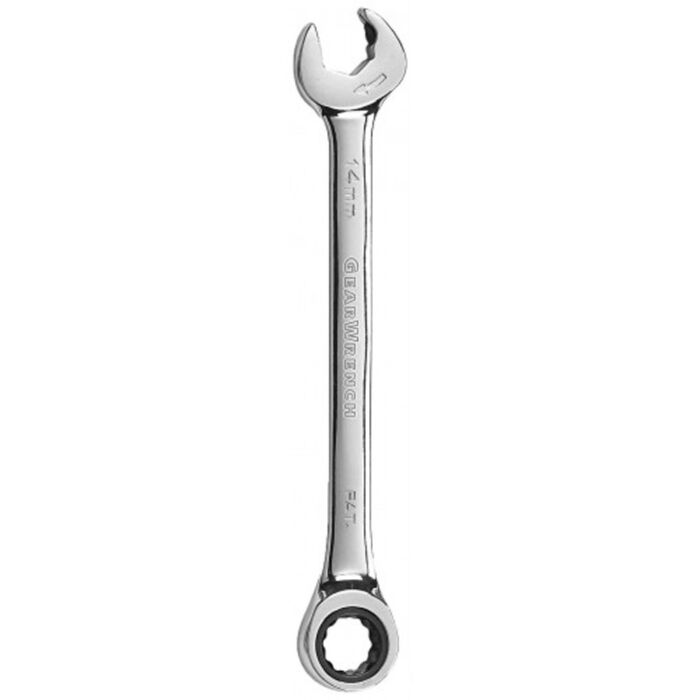 GearWrench 85514D 14mm Open End Combo Wrench 12 Pt, Ratcheting