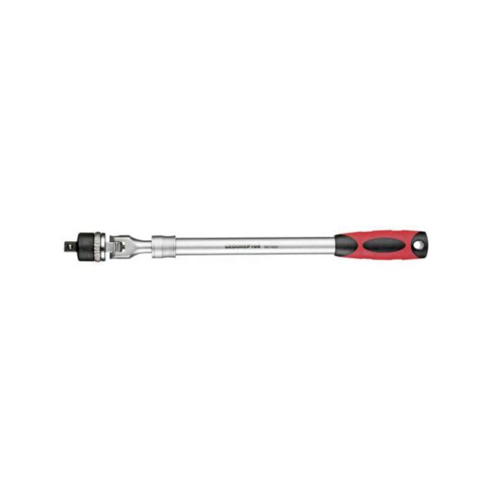 Gedore Red R60110009 Telescopic Ratchet with Swivel Head, 1/2" Drive