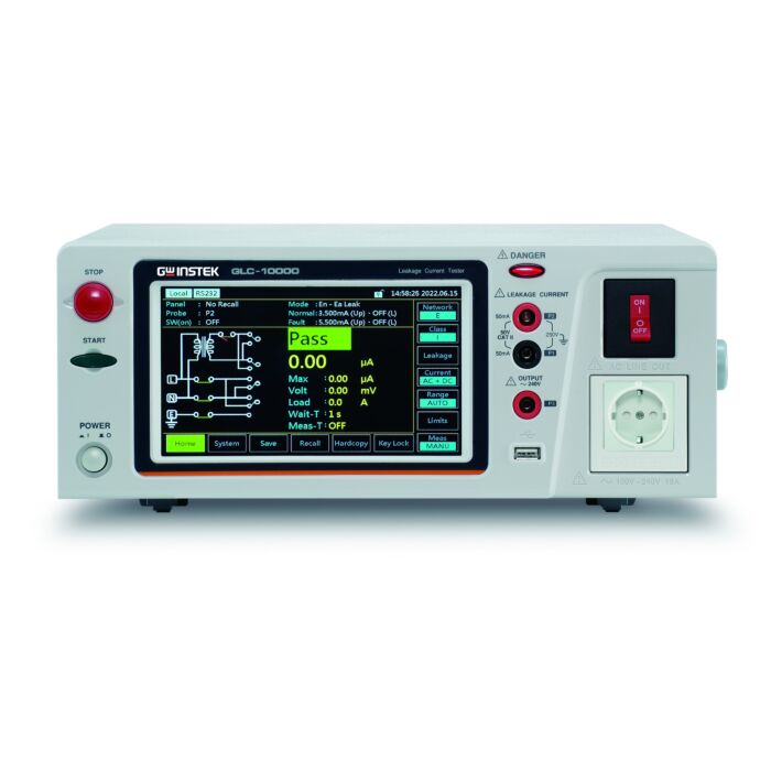GW Instek GLC-10000 Leakage Current Tester up to 50mA, includes GLC-03/GLC-04