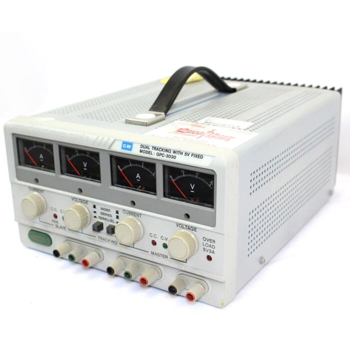 Used GW Instek GPC-3030 Analog DC Power Supply, 0-30V /3A