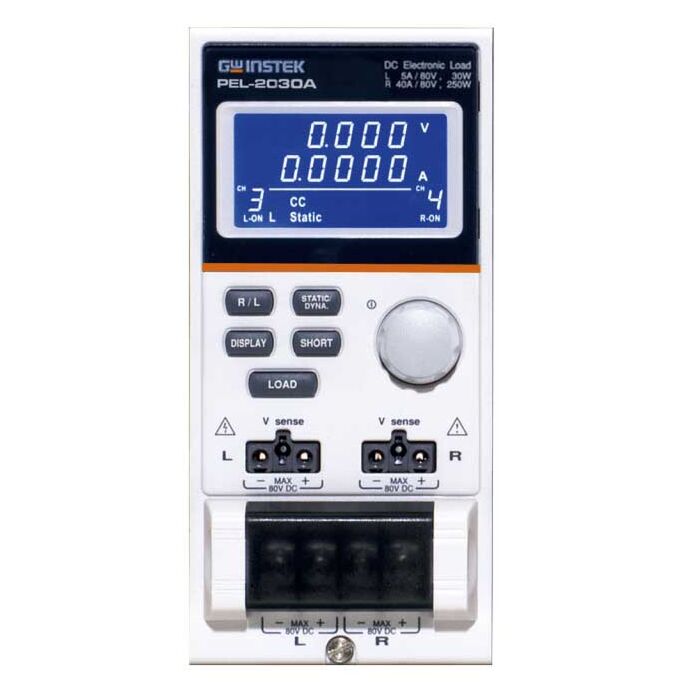 GW Instek PEL-2030A Dual Channel Module (1-80V, 5A, 30W) + (1-80V, 40A, 250W)