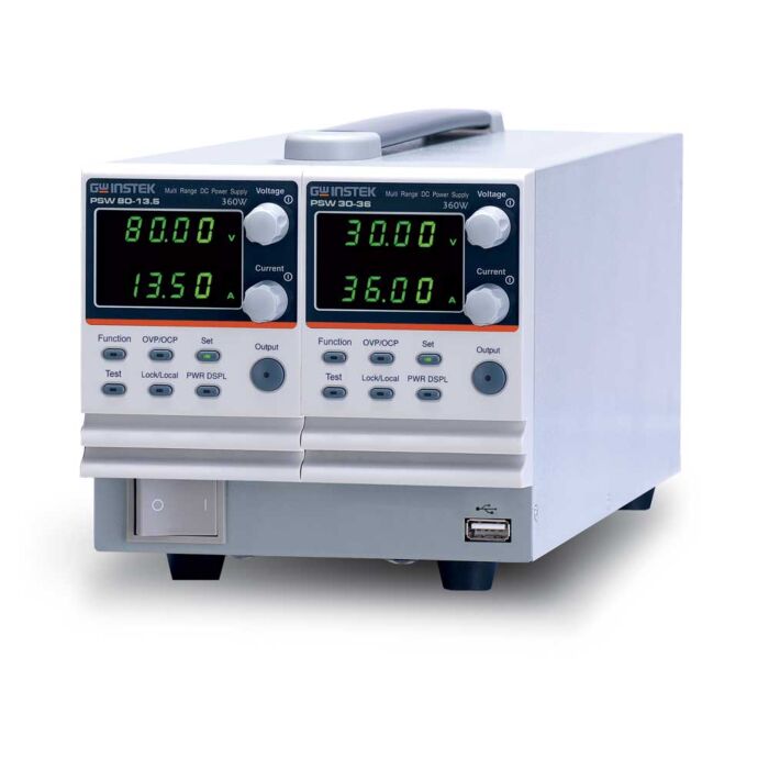 
GW Instek PSW-720L25 Dual-channel switching DC Power supply, 40V/160V, 720W
